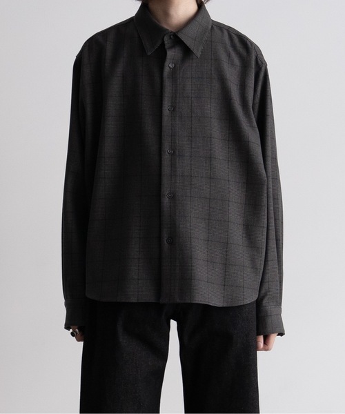 「Casper John」 長袖シャツ LARGE グリーン メンズ_画像2