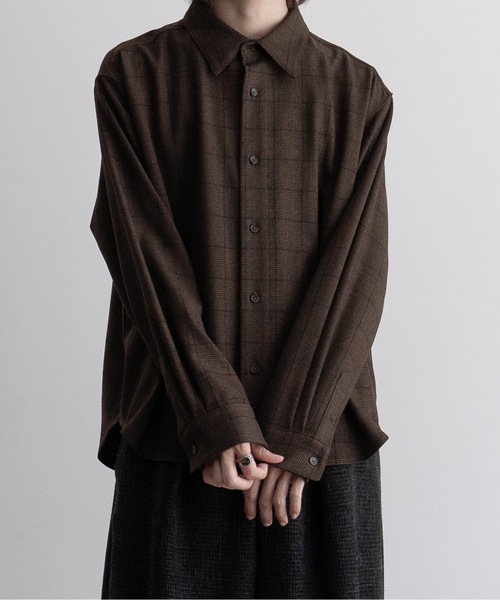 「Casper John」 長袖シャツ LARGE グリーン メンズ_画像3
