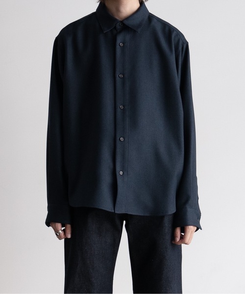 「Casper John」 長袖シャツ LARGE グリーン メンズ_画像4