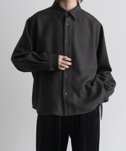 「Casper John」 長袖シャツ LARGE グリーン メンズ_画像7