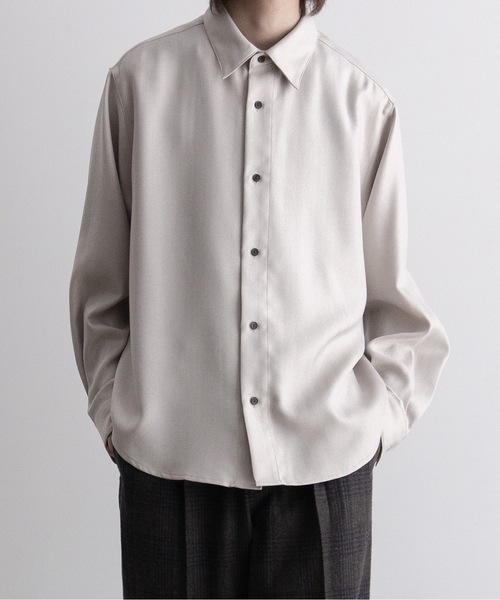 「Casper John」 長袖シャツ LARGE グリーン メンズ_画像8