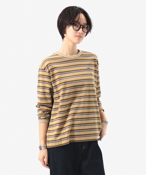 LACOSTE（ラコステ） tシャツ 「別注」LACOSTE for BEAMS BOY / マルチ