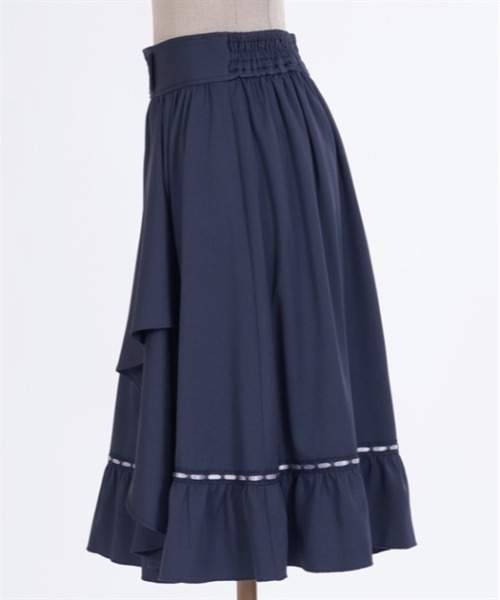「axes femme POETIQUE」 フレアスカート MEDIUM グレー レディース_画像8