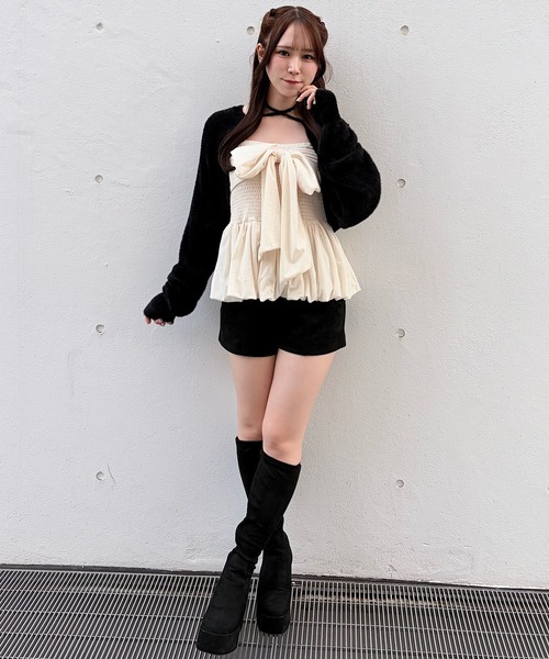NOMAE（ノーマエ） キャミソール ベロアリボンキャミ : ZOZOTOWN Yahoo