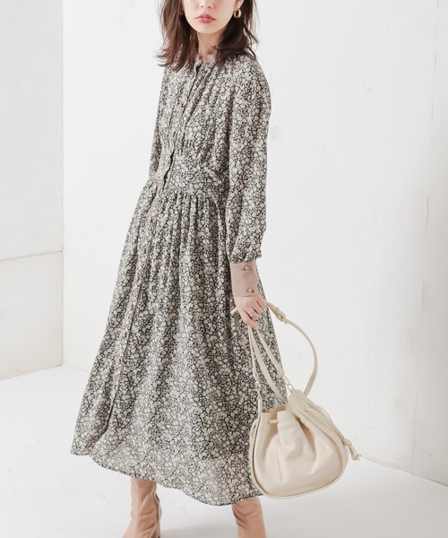 ワンピース 配色花柄レディワンピース Zozotown Paypayモール店 通販 Paypayモール