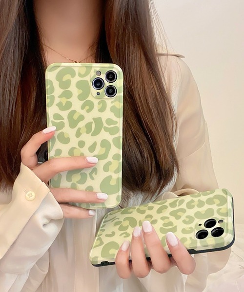 shopnikoniko（ショップにこにこ） スマホケース レオパード柄