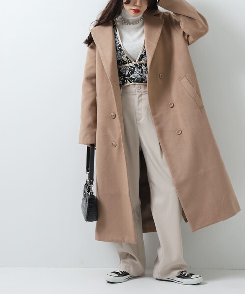 コート チェスターコート Publux パブリュクス チェスターロングコート フェイクメルトンオーバーコート Zozotown Paypayモール店 通販 Paypayモール