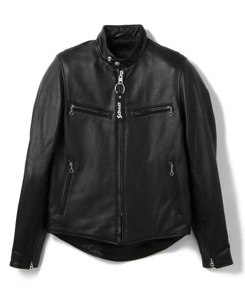 ジャケット ライダースジャケット Schott/ショット/LAMB LEATHER CAFE RACER/ラム カフェレーサー|ZOZOTOWN |02