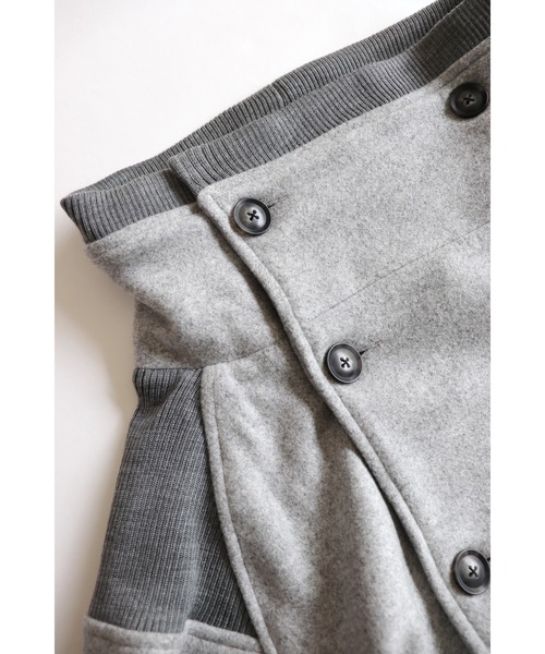 Alexander Lee Changのニットxピーコート AlexanderLeeChang pコート ピーコート AlexanderLeeChang