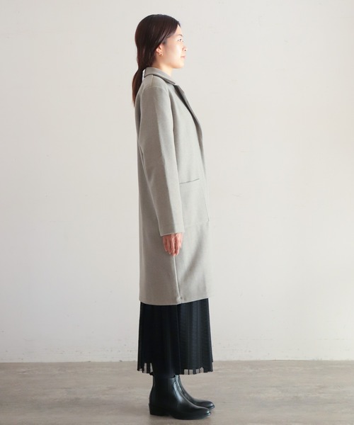 NOMBRE IMPAIR コート アウター ライトウールジャージ ロング