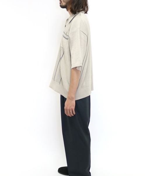 elephant TRIBAL fabrics ポロシャツ elephant TRIBAL fabrics（エレファントトライバルファブリックス