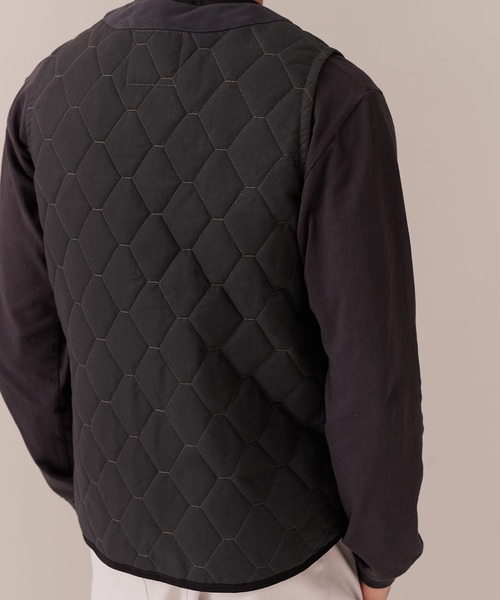 LAVENHAM ベスト ジレ BUTTON PLACKET GILET MENS / ボタン
