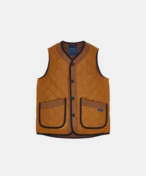 LAVENHAM ベスト ジレ BUTTON PLACKET GILET MENS / ボタン