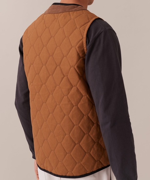 LAVENHAM ベスト ジレ BUTTON PLACKET GILET LAVENHAM ベスト ジレ BUTTON PLACKET GILET MENS / ボタン