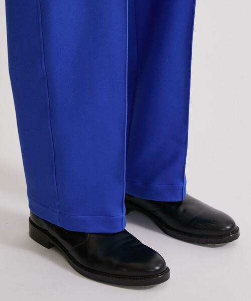 パンツ 「ASSEMBLANC」シルクブレンドクリースワイドトラウザー メンズ