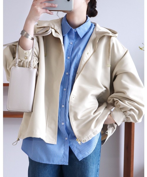 reca マウンテンパーカー ウインドブレーカー 裾ドロストマウンテン  