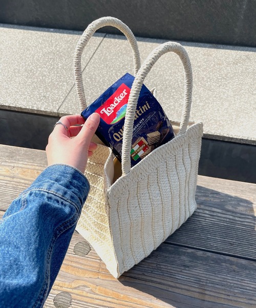 S S Oさん　間仕切りバッグ♡ 推し事バッグ》クリアポケット付きスクエアトートバッグ≪痛バッグ≫