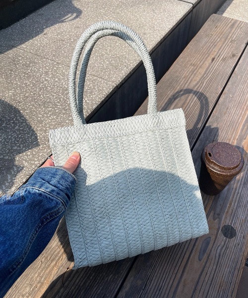 SETUP7 トートバッグ 「SETUP7」仕切り付きスクエアかごトート