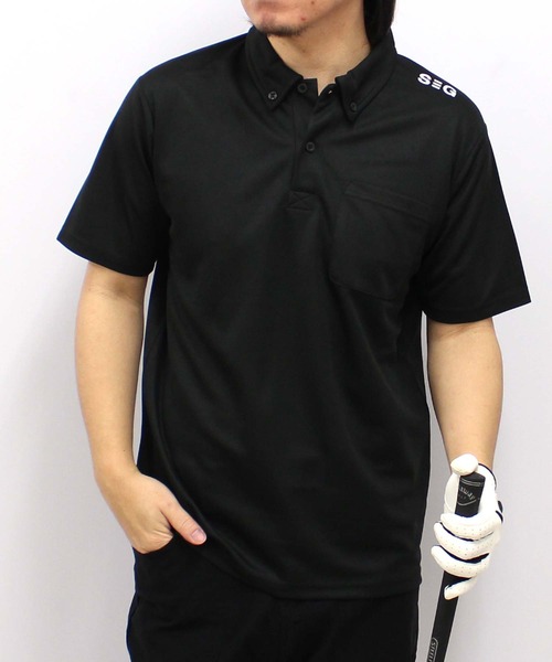 SHISKY（シスキー） ゴルフ 「GOLF」ゴルフウェア ポロ メンズ