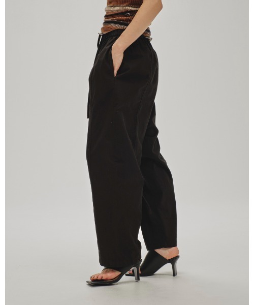 パンツ ハイウエストセンタープレスフレアパンツ レディース ハイ  