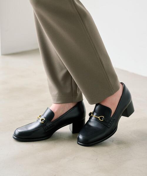 green label relaxing ローファー ラウンド ビットローファー