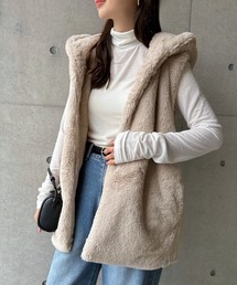 andme（アンドミー） ベスト ジレ 「新色追加」フーディファーベスト