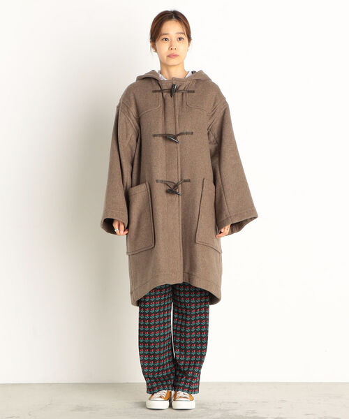 LONDON TRADITION」 ダッフルコート 34 ロイヤルブルー WOMEN