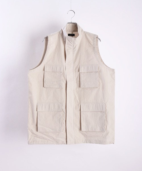 うさとの服】ヘンプ素材 チャイナ風デザイン ロングジレ ベスト
