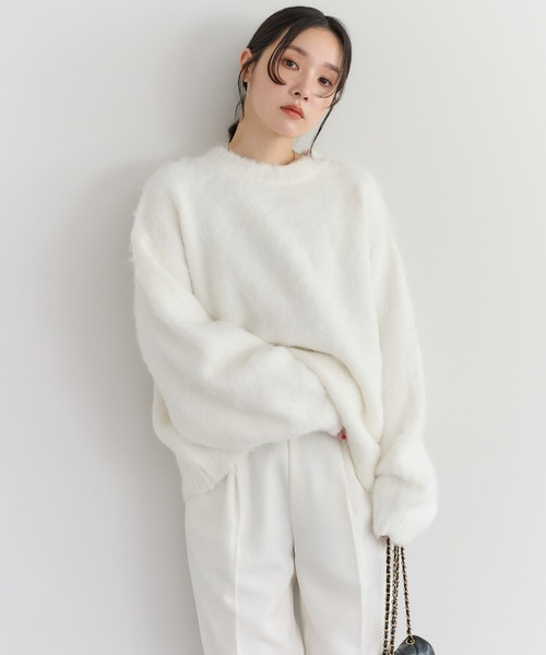 Bonjour Sagan（ボンジュールサガン） ニット セーター アルパカタッチ