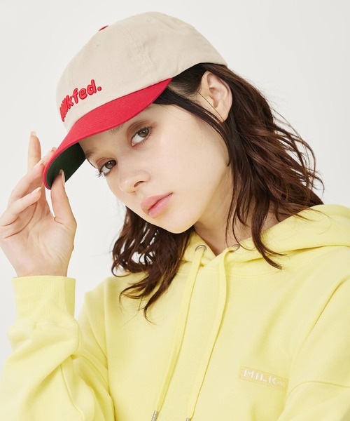 MILKFED. キャップ 帽子 TWILL LOGO CAP レディース メンズ