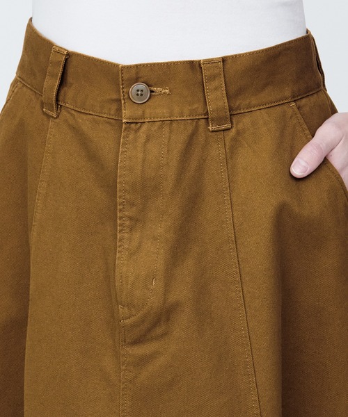 無印良品（MUJI） スカート 婦人 木の実から作ったカポック混フレア