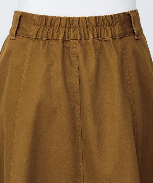 無印良品（MUJI） スカート 婦人 木の実から作ったカポック混フレア