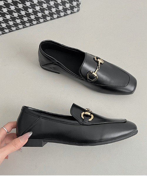 Shoes in Closet（シュークロ） ローファー 軽量 2WAY スクエアトゥ