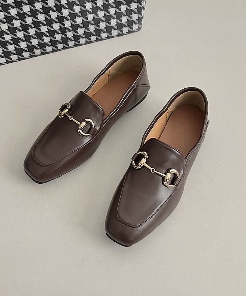 Shoes in Closet（シュークロ） ローファー 軽量 2WAY スクエアトゥ