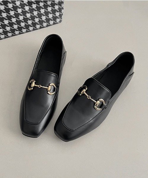 Shoes in Closet（シュークロ） ローファー 軽量 2WAY スクエアトゥ