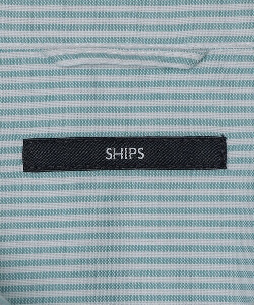SHIPS シャツ SHIPS: セミワイドカラー ライトオックス ロング