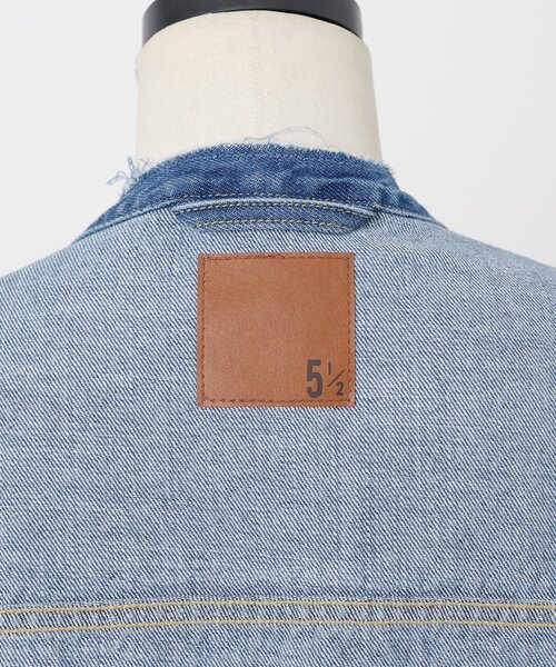 スピックスパン51/2 1ST-LINE STUDS DENIM ジャケット Spick＆Span ジャケット Gジャン 51/2 1ST-LINE STUDS DENIM