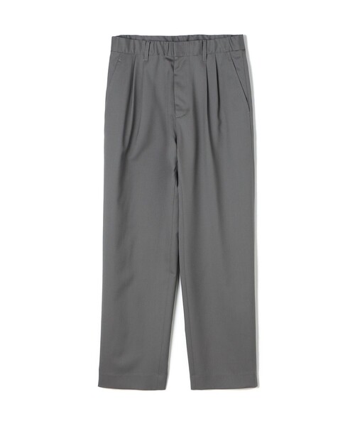 新品！GALERIE VIE MEN タックパンツ チャコールグレー GALERIE VIE（ギャルリー ヴィー） パンツ ウォッシャブルギャバジン