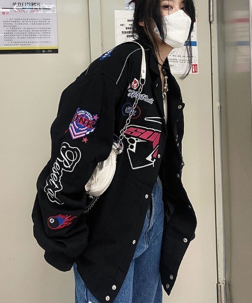 MGV（エムジーヴィー） ブルゾン アウター Street Multi-Logo Jacket
