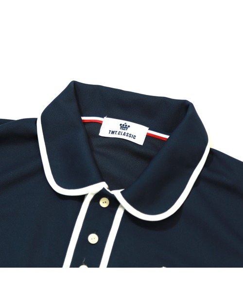 TMT classic tシャツ MICRO MOSS STITCH POLO SHIRTS メンズ