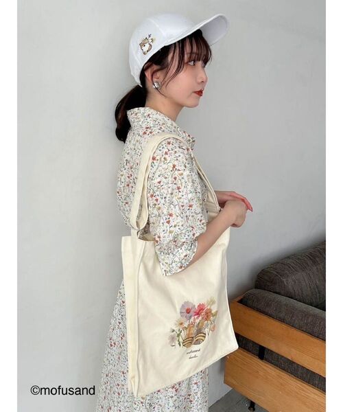 dazzlin キャップ 帽子 「mofusandコラボ」刺繍ワッペンCAP