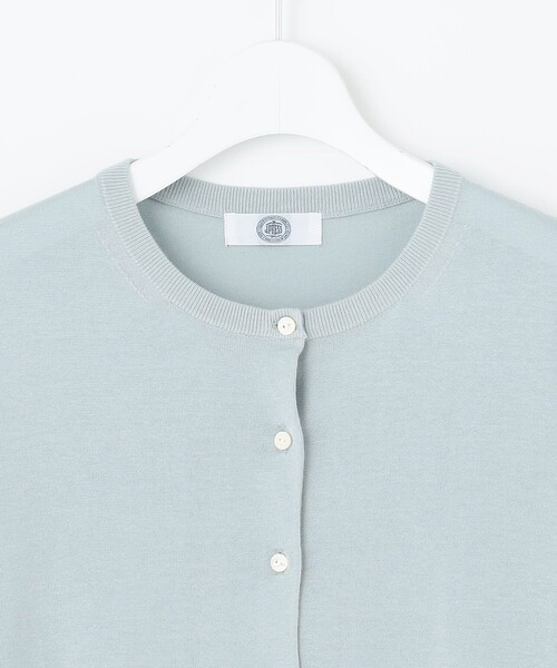 Ｊプレス（J.PRESS）2023SS 洗える・抗菌防臭 カーディガン J.PRESS｜【洗える・抗菌防臭】COTTON ACETATE DRY クルーネック