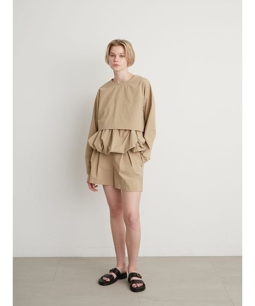 tシャツ 「S/S(エスバイエス)」「ウォッシャブル・UVカット」ボウスサイドトップス レディース styling/ tシャツ 「S/S(エスバイエス)」「ウォッシャブル・UV