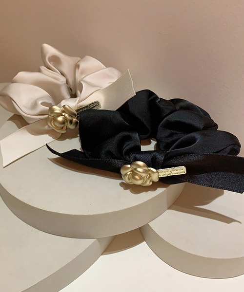 Bibiy DOLLY HAIR RIBBON シュシュ Bibiy DOLLY HAIR RIBBON シュシュ 表記なし グレー - メルカリ