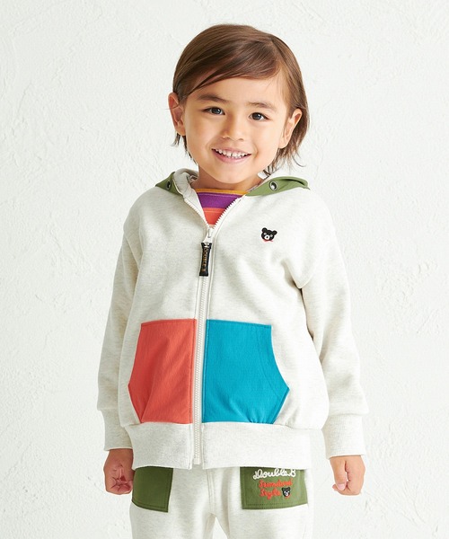 パーカー ワンポイントパーカー キッズ 子供服 男の子 女の子