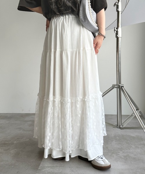 apres jour mignon（アプレジュールミニョン） スカート レース付き