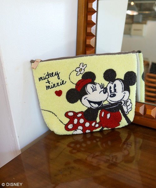 Disney（ディズニー） ポーチ ミッキーマウス＆ミニーマウス サガラ
