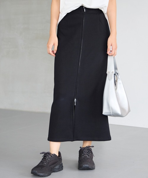 LAVEANGE（ラビアンジェ） スカート スウェットファスナースカート