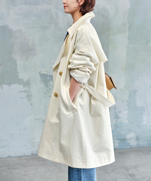 Spick & Span」 トレンチコート 38 ベージュ レディース : 84303436 