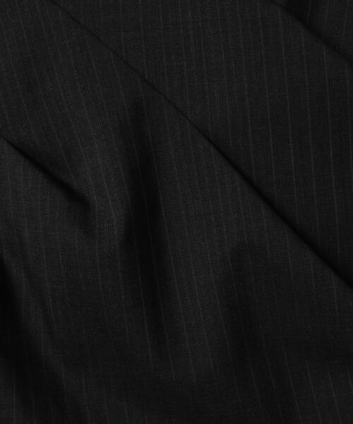 LANVIN en Bleu スカート ウールトロピカルドレープタイトスカート